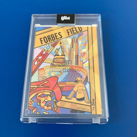 Topps Efdot Stadium Series, Forbes Field Baseball Card, #9